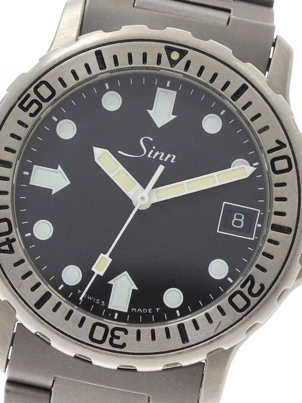 Sinn Diver's watch 8827.TI Date black Dial Automatic Men's Watch_951048
